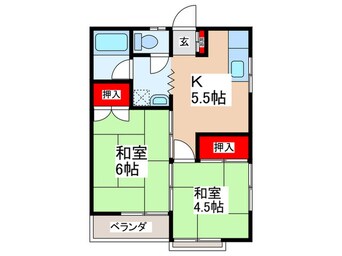 間取図 ソアラコーポ