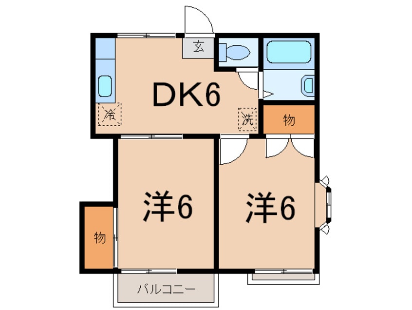 間取図 グランデュール森