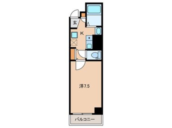 間取図 パークフラッツ西早稲田