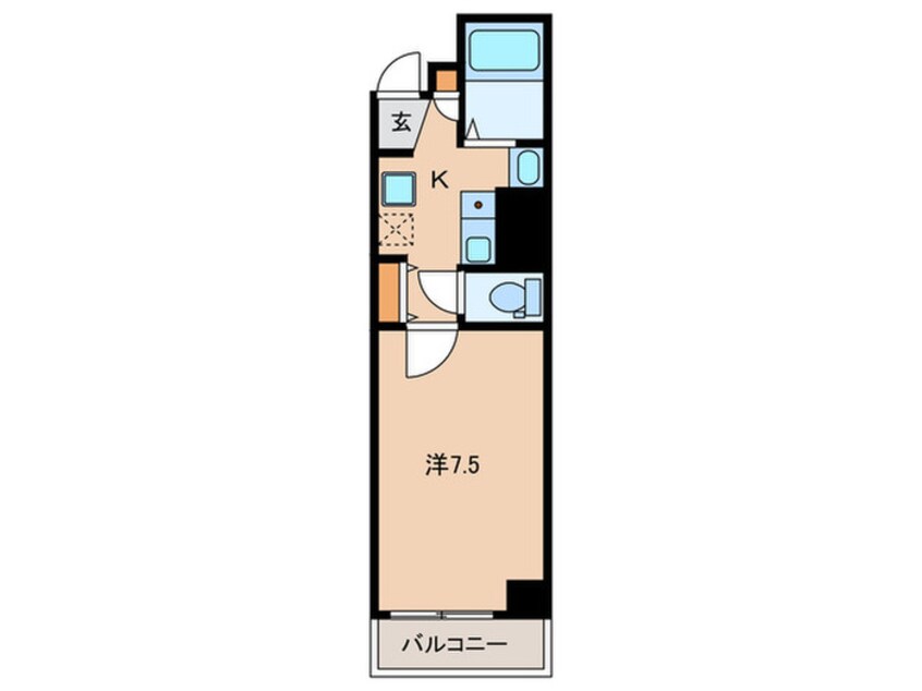 間取図 パークフラッツ西早稲田
