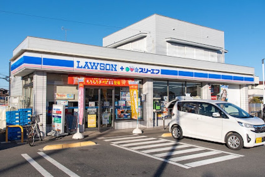 ローソン・スリーエフ 秋川野辺店(コンビニ)まで892m ア－バンライフB