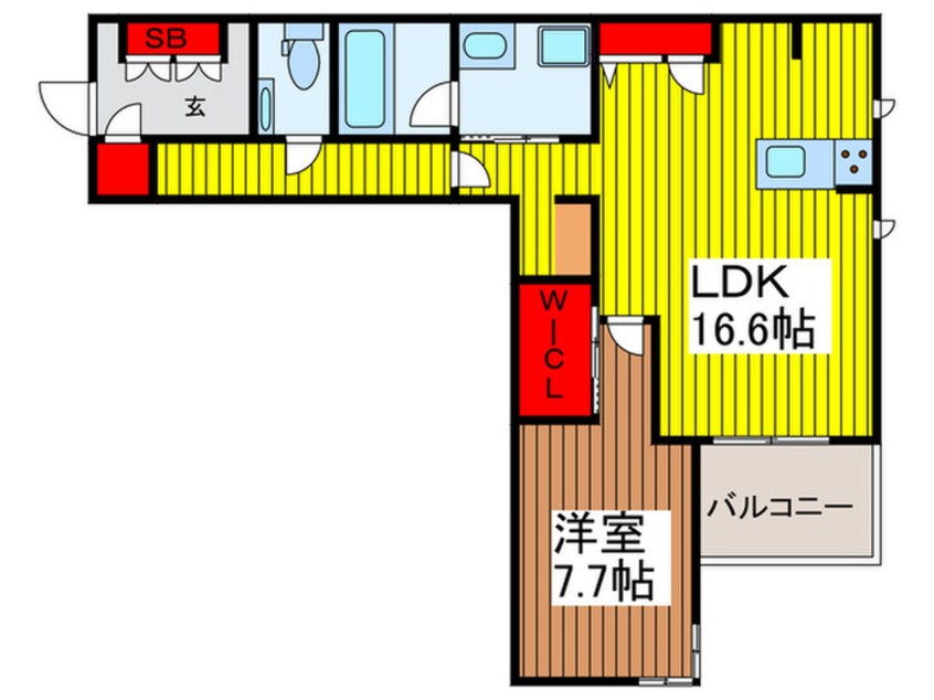 間取図 ステラキャシェット