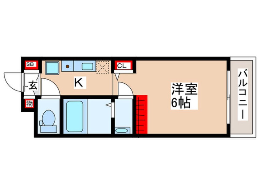 間取図 ロイヤルコート武蔵境