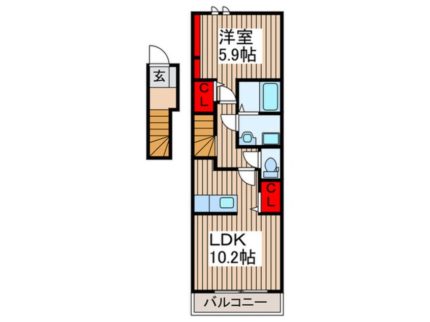間取図 プリムローズ