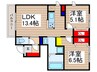 仮）ふじみ野市丸山新築メゾン 2LDKの間取り