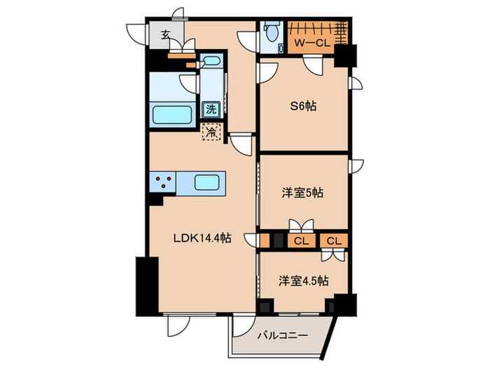 間取り図 ３４３レジデンス後楽園