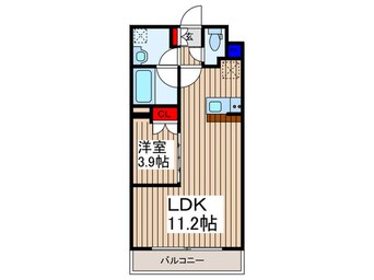 間取図 Ｉｍｐｌｅｏｓ和光ｅａｓｔ