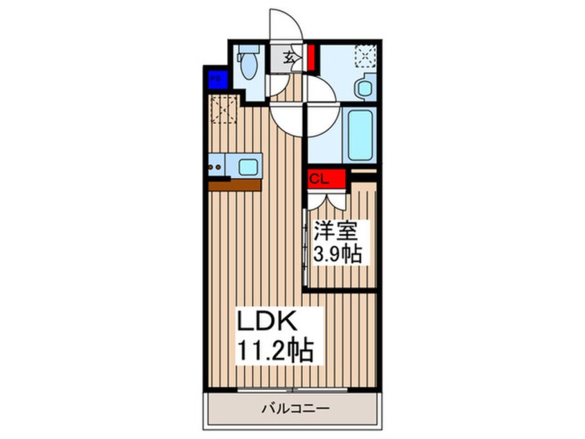 間取図 Ｉｍｐｌｅｏｓ和光ｅａｓｔ