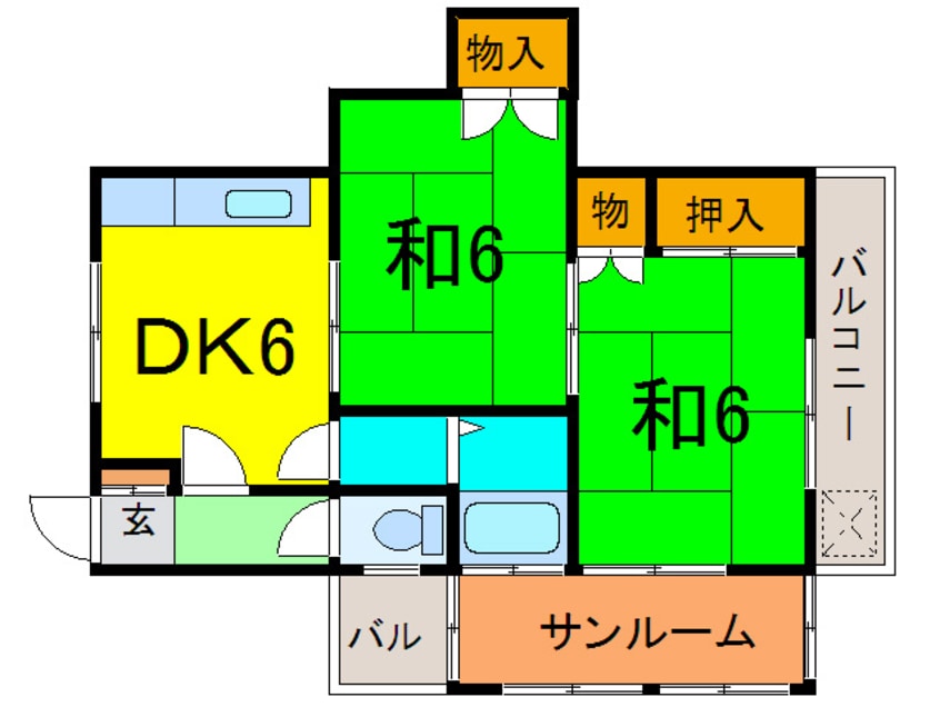 間取図 高山ビル