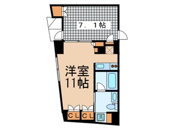 間取図 プライムガーデン駒沢大学