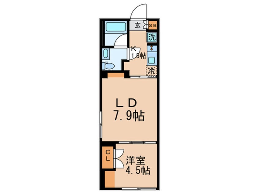 間取図 La Douceur西落合