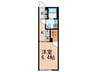 La Douceur西落合 1Kの間取り