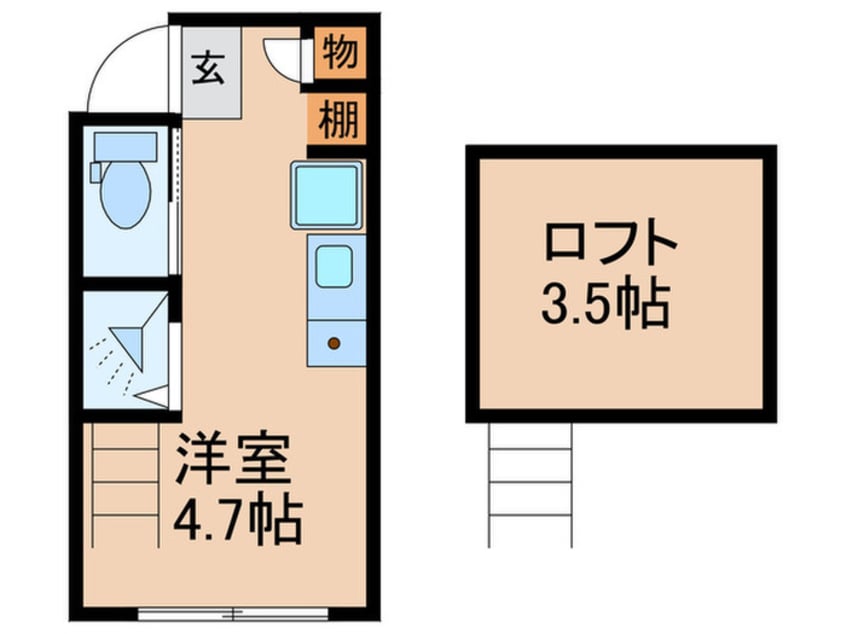 間取図 roots 駒場東大前