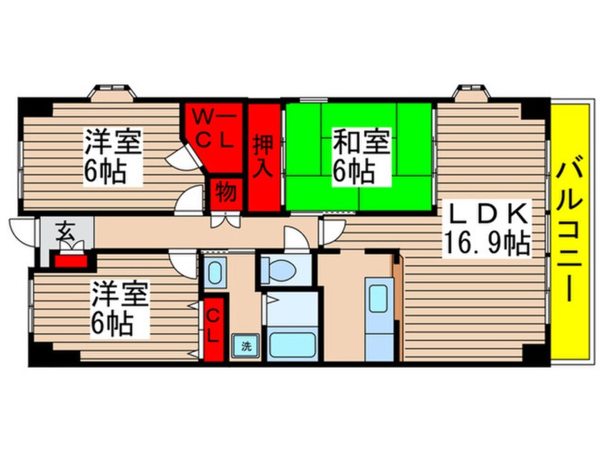 間取図 パラシオ