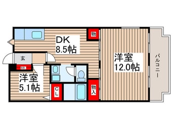 間取図 センチュリーメヌエット