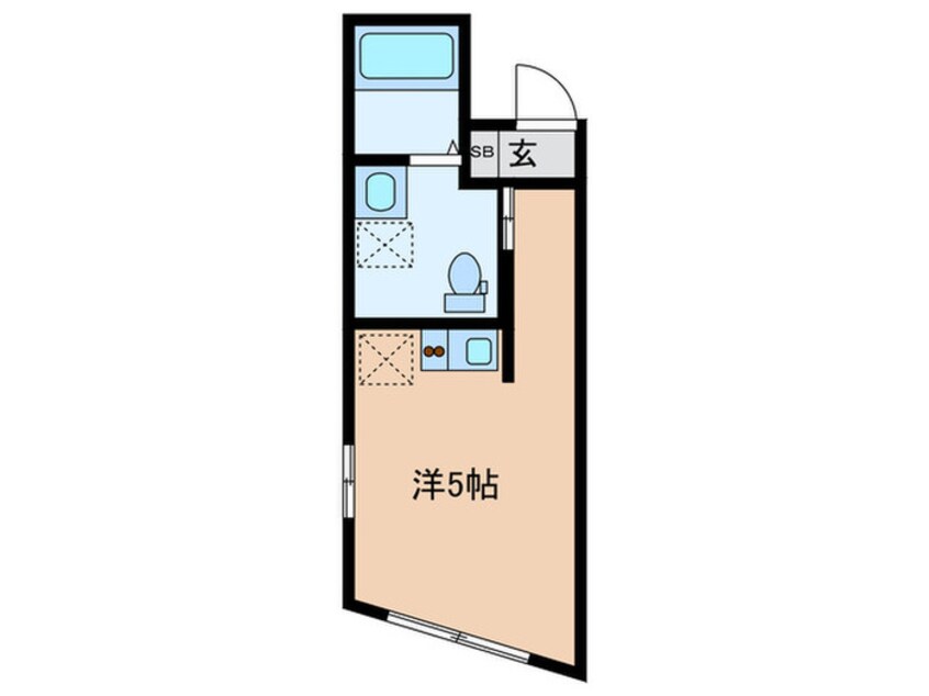 間取図 シャルメーヌ経堂