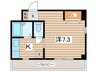 フロ－ラ菊名 1Kの間取り