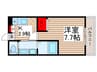 ＡＬＩＶＩＥ馬橋 1Kの間取り