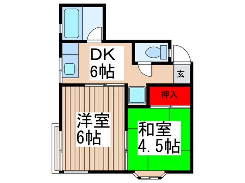 間取図 片山ビレ