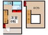 ｈａｊｉｍｅコーポ 1Rの間取り