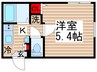 グランクオール日ノ出町 1Kの間取り