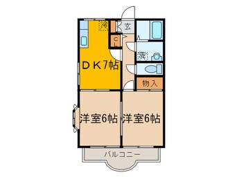 間取図 メゾン　リヴェール