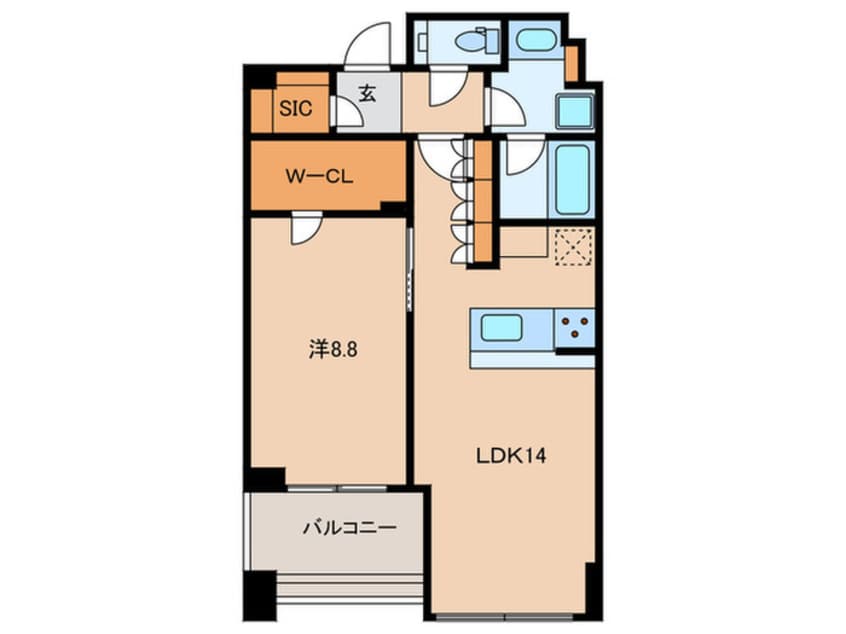 間取図 白金ザ・スカイEAST(3515)