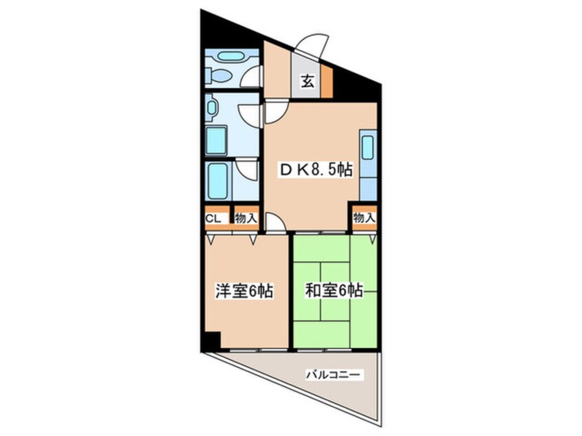 間取図 ラ・ベルチュ町田