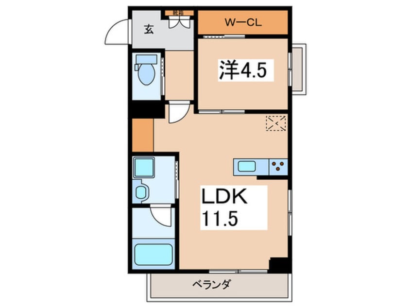 間取図 レフィアント鎌倉