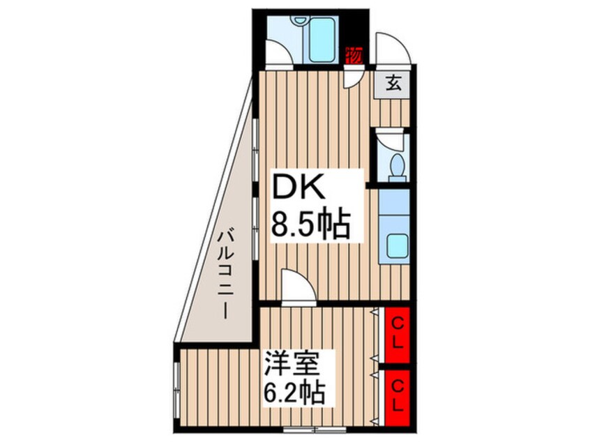 間取図 東川口マンション