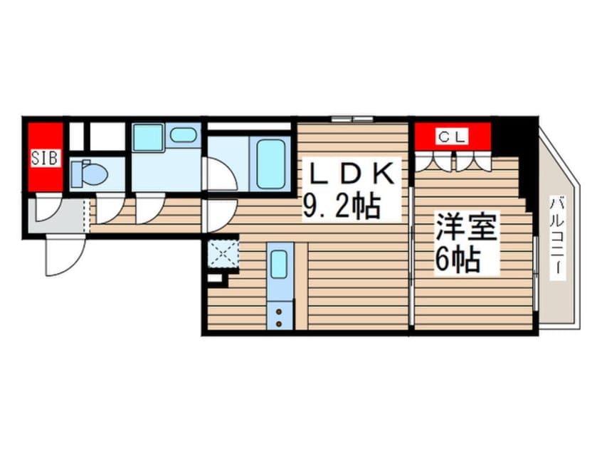 間取図 ラクラス押上(102)