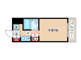 間取図 セザ－ル立川Ｂ館(127)