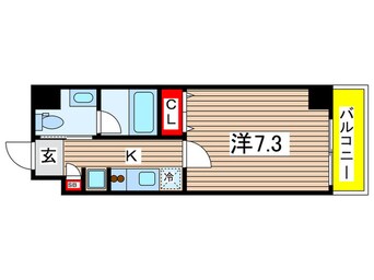 間取図 コンフォリア清澄白河トロワ