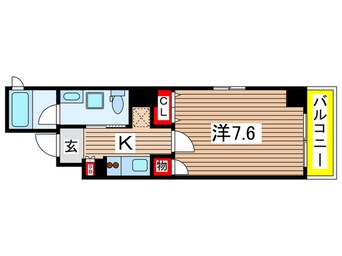 間取図 コンフォリア清澄白河トロワ