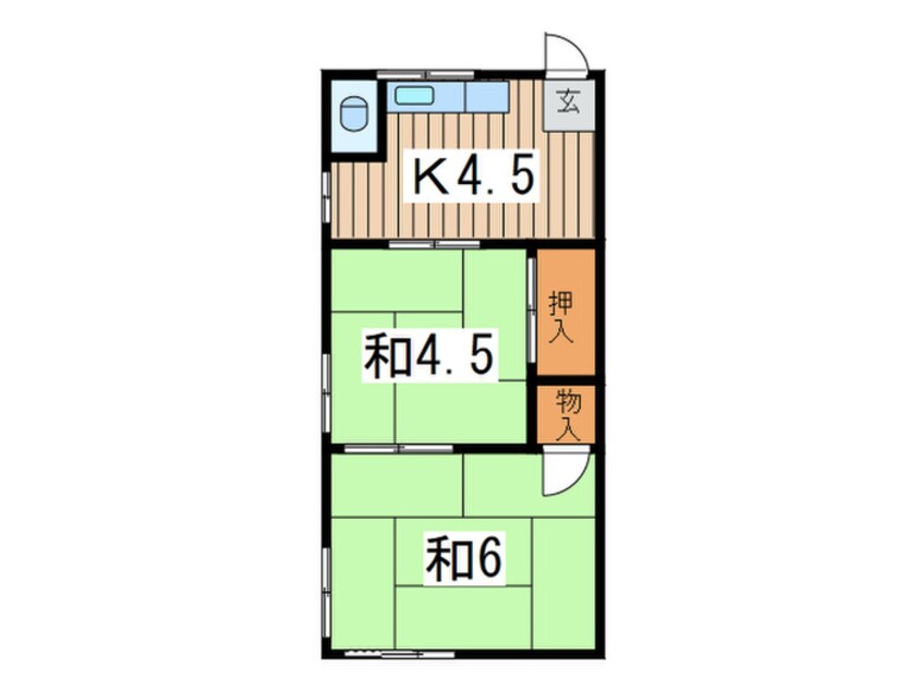 間取図 佐々木荘