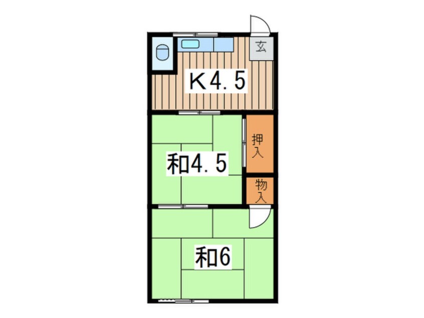 間取図 佐々木荘