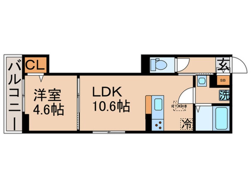 間取図 グラナ－デ新宿