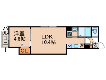 間取図 グラナ－デ新宿