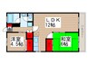 弥生マンション 2LDKの間取り