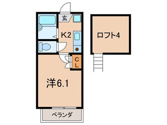 間取図 ラ・メ－ル溝の口