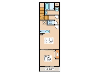 間取図 Ｒｉｓｉｎｇ　Ｓｕｎ