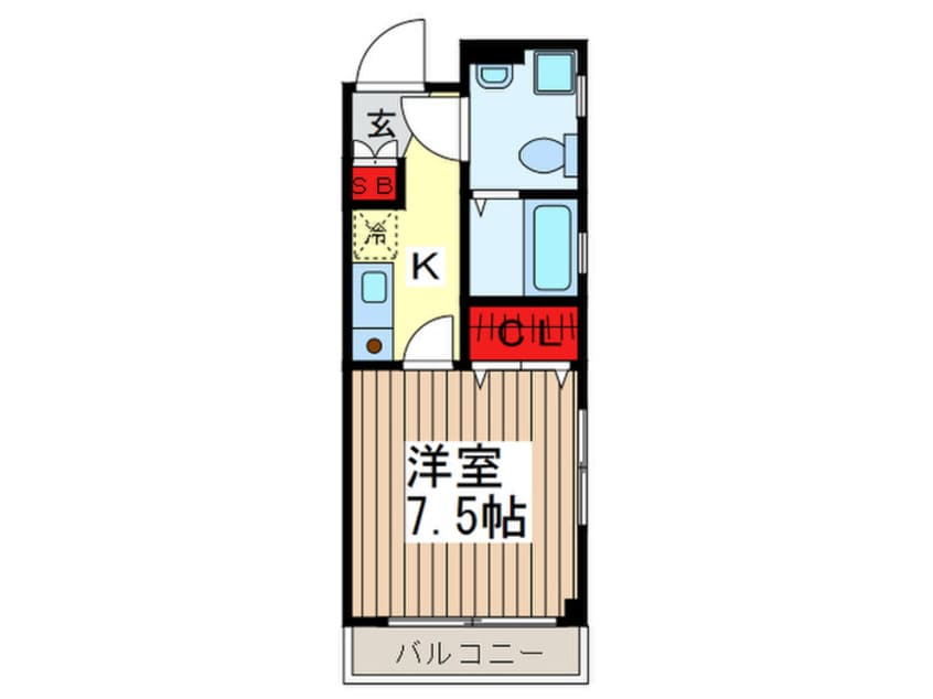 間取図 Ｌｉｕ　ＢＬＤ