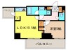 コンフォリア浅草橋 1LDKの間取り