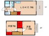 パークハウス大泉 2LDKの間取り