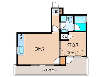 間取図 リュミエ－ルタハラ