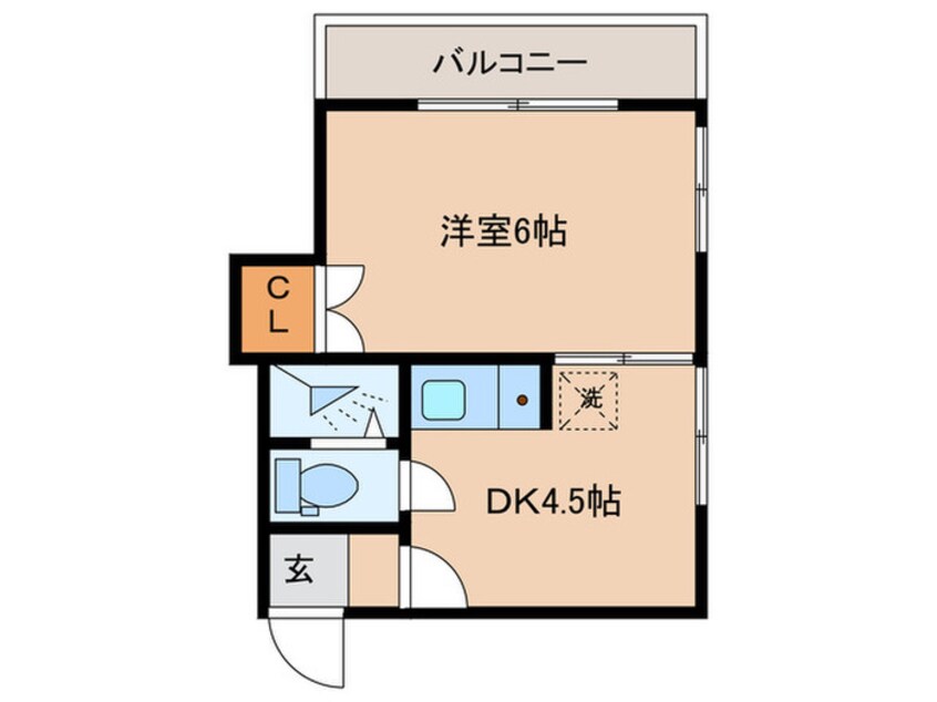 間取図 ハイムイズミ