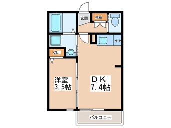 間取図 ラ・ヴィオ－ラ