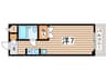 南林間ＦＴマンション 1Rの間取り