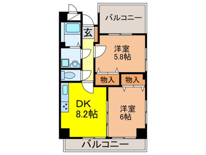 間取図 サザンパレス