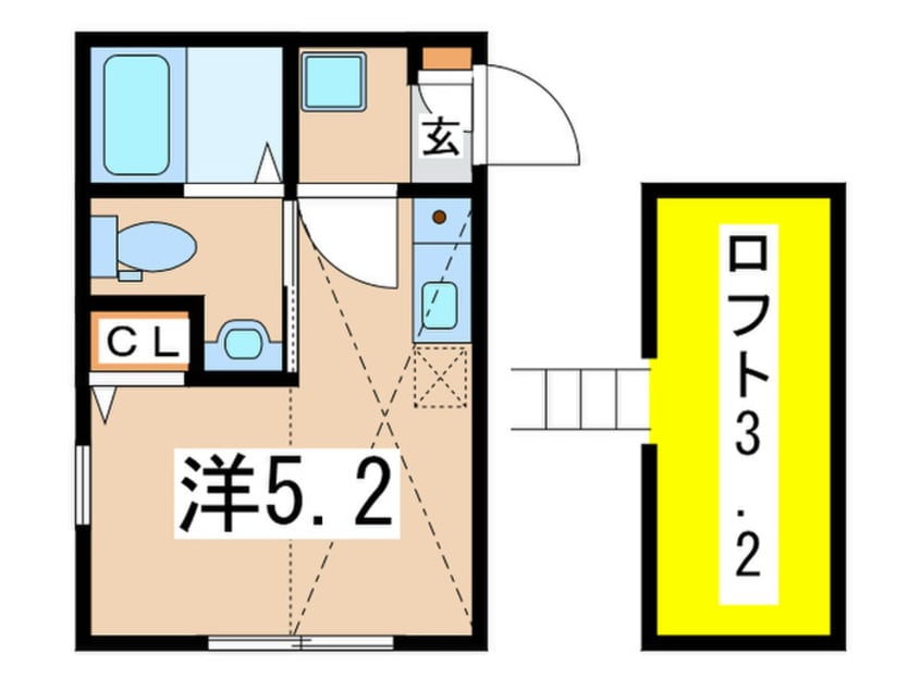 間取図 ベネデッタ横浜